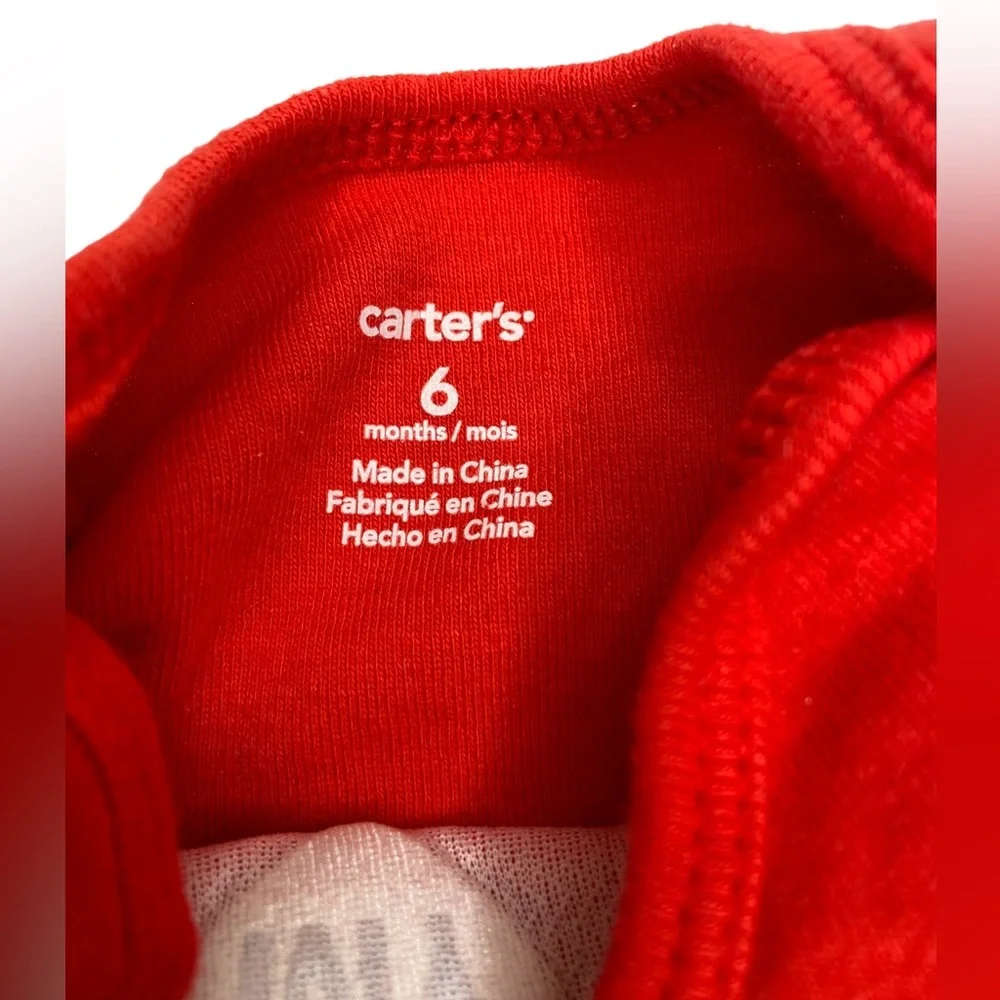 Carter’s My First Valentine’s Graphic Bodysuit Red Size 6M
